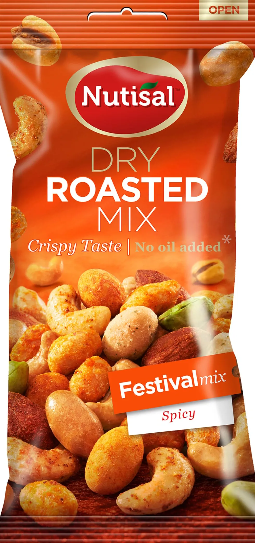 Nötter Festival Spicy mix, saltade, 60g
