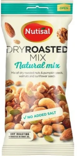 Nötter Natural Mix, osaltade, 60g