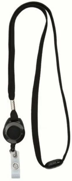 Nyckelband CARDKEEP yoyo svart