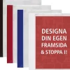 Offertmapp A4 Blå, med ficka, 25st