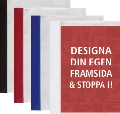 Offertmapp A4+ Vit, med ficka, 25st