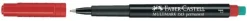 OH-Penna/Märkpenna Faber Castell Röd, fine