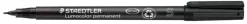 OH-Penna Staedtler Lumocolor Svart, sf, permanent, 10st