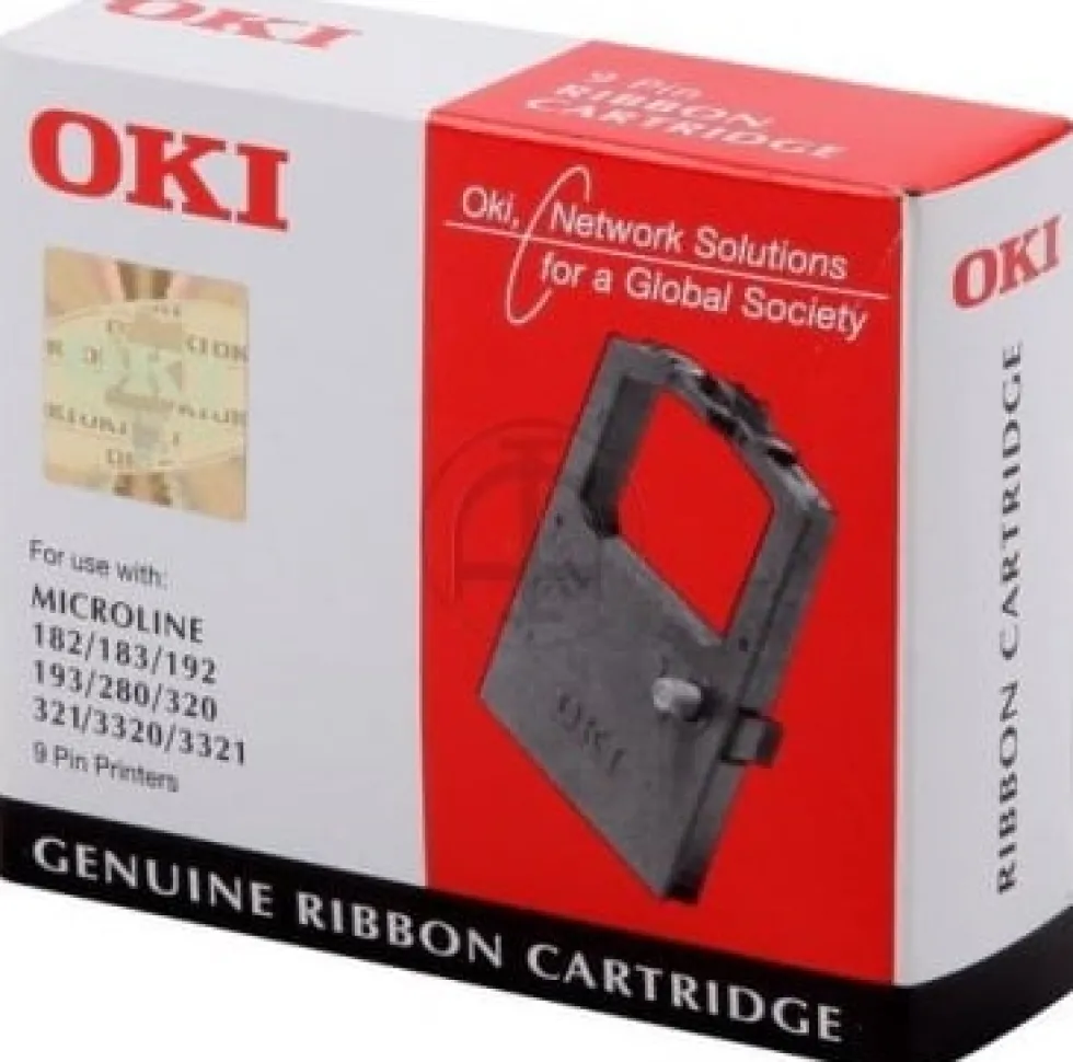 OKI - 1 - svart - färgband - för OKI ML280,