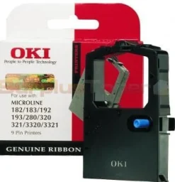 OKI - 1 - svart - färgband - för OKI ML280,