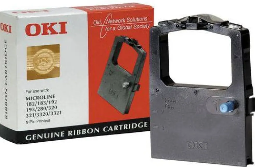 OKI - 1 - svart - färgband - för OKI ML280,