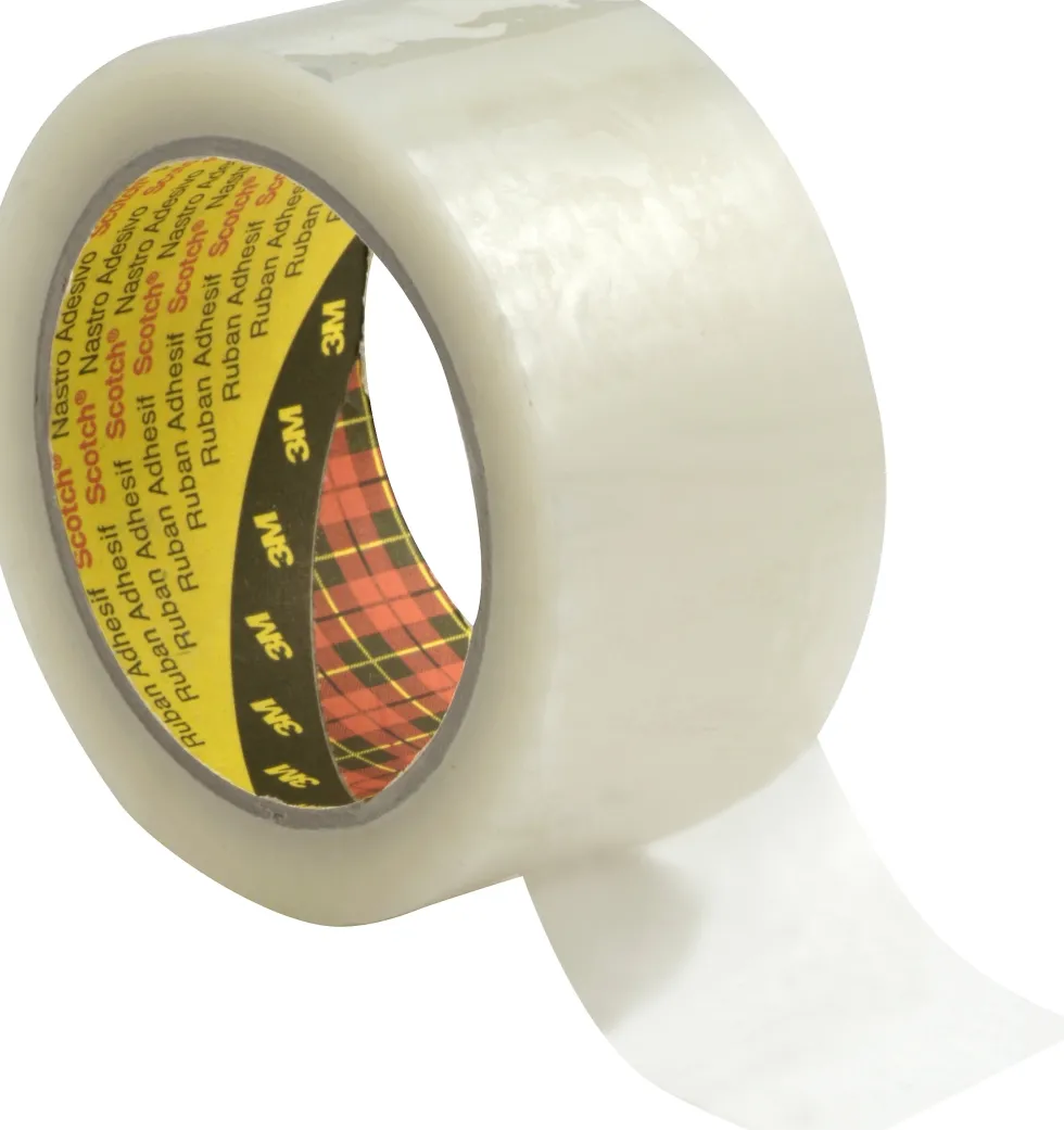 Packtejp SCOTCH 371 Klar, PP/gummi, 38mm x 66m