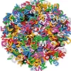 Paljetter Alfabet, 7mm, 50g