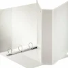 Panoramapärm A4 4DR/60mm 3 fickor vit
