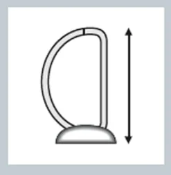 Panoramapärm A4 4DR(25)mm 2 fickor vit