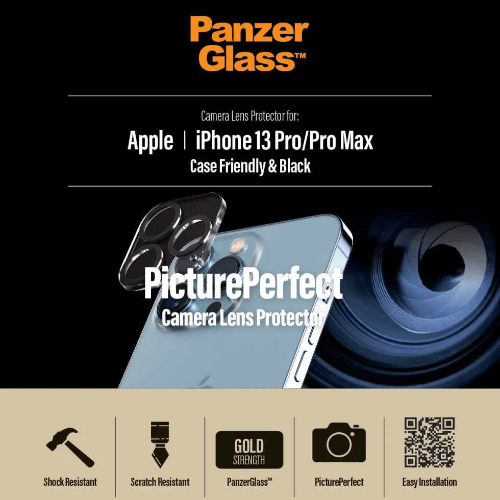 PanzerGlass Camera Protector for iPhone 13 Pro/Pro Max