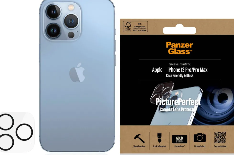 PanzerGlass Camera Protector for iPhone 13 Pro/Pro Max