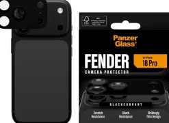 PANZERGLASS Fender Camera Protector Black Currant iPhone 202