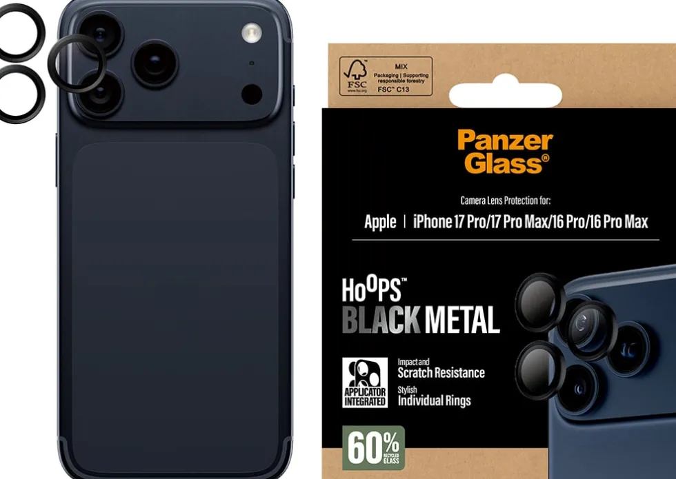PanzerGlass Hoops Black iPhone 17 Pro iPhone 17 Pro Max