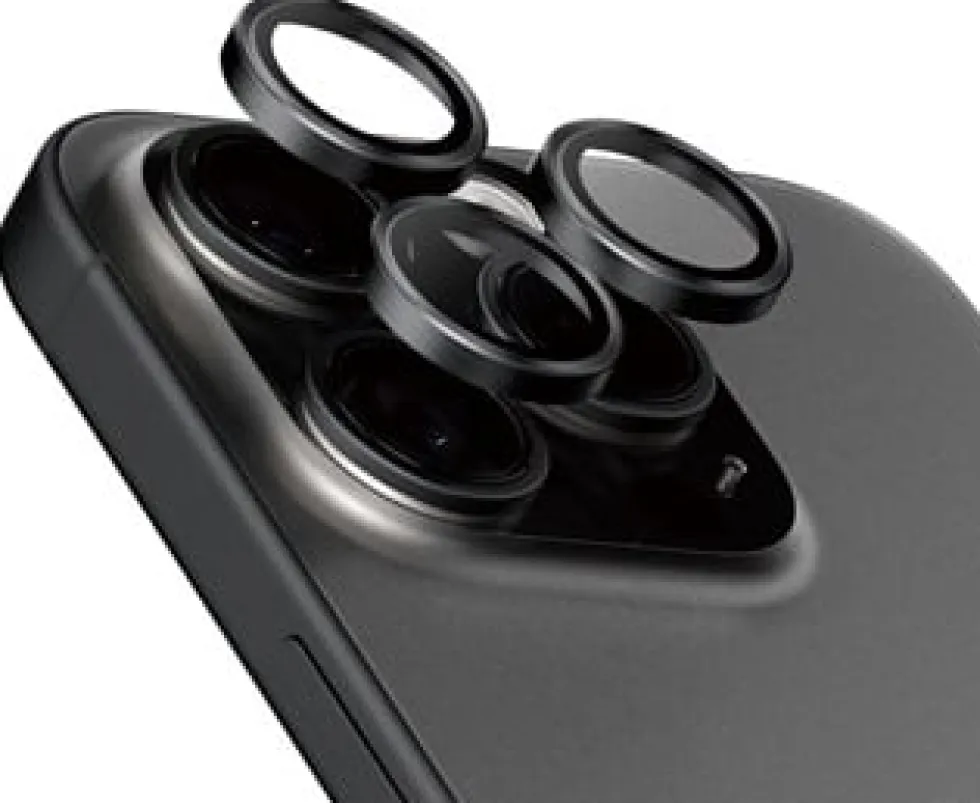 PanzerGlass Hoops Camera iPhone 15 Pro 15 Pro Max Black Tita