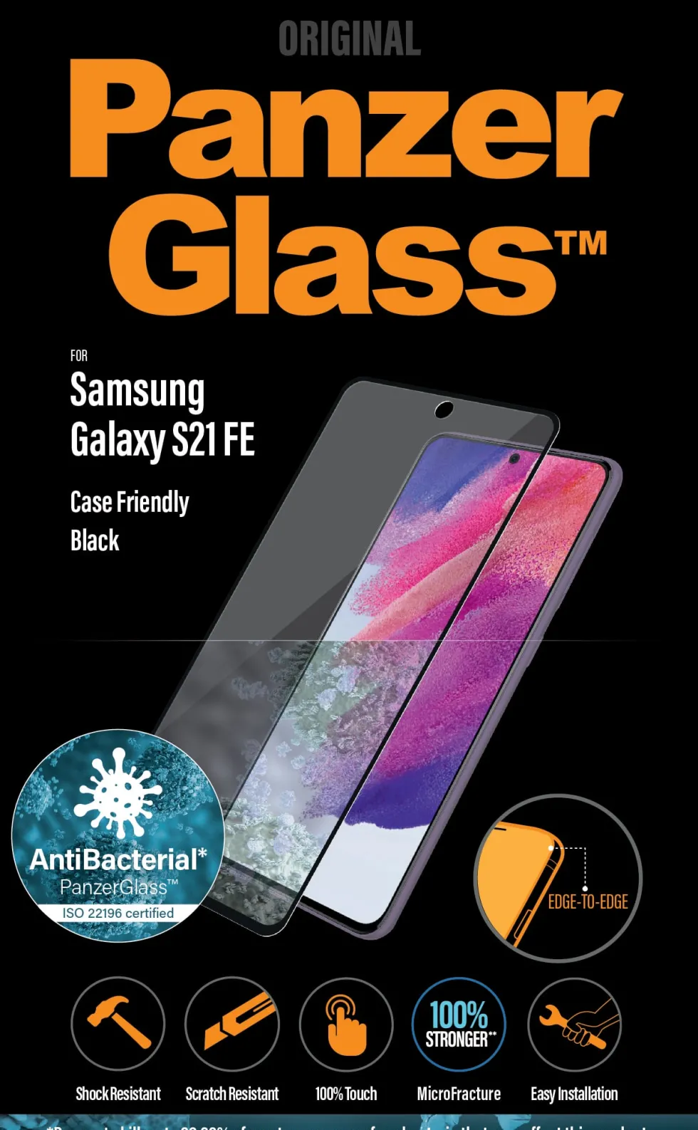 PanzerGlass Samsung Galaxy S21 FE (CF), Black AB