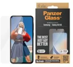PanzerGlass - Skärmskydd för mobiltelefon - ultrabred passning