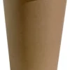 Pappersbägare 20cl brun/vit 100/fp