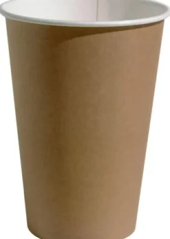 Pappersbägare 20cl brun/vit 100/fp