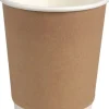 Pappersbägare double wall 24cl bru 25/fp