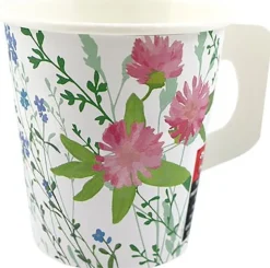 Pappersbägare Flora handtag 17,5cl 80/fp