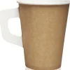 Pappersbägare handtag 17,5cl brun 80/fp