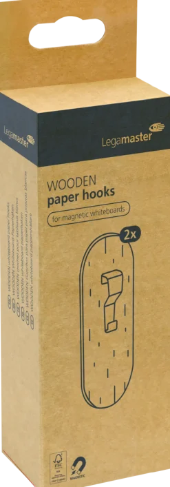 Pappershållare WOODEN magnetisk 2/fp