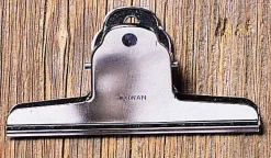 Pappersklämma, med fjäder, 114mm, 12st