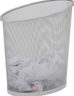 Papperskorg ALBA 20L silver