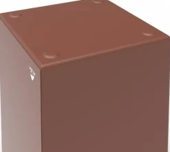 Papperskorg ALBA 18L terrakotta
