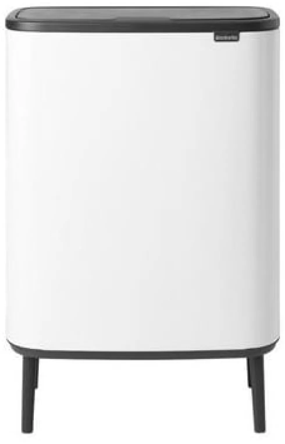 Papperskorg BRABANTIA Bo Touch 60L vit
