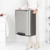 Papperskorg BRABANTIA Pedal Bo 60L matt