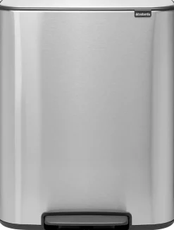Papperskorg BRABANTIA Pedal Bo 60L matt