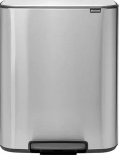Papperskorg BRABANTIA Pedal Bo 60L matt