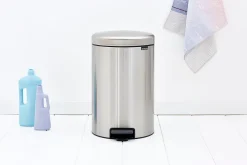 Papperskorg BRABANTIA Pedalhink Newicon 20L Matt stål