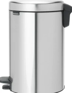 Papperskorg BRABANTIA Pedalhink Newicon 12L Matt stål