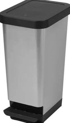 Papperskorg CEP pedal 45L svart