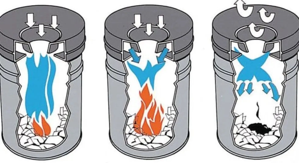 Papperskorg DURABLE brandsäker 30L