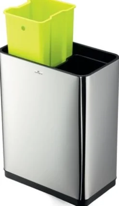 Papperskorg med sensor NO TOUCH 2x20L