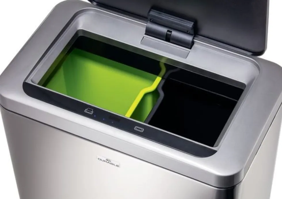 Papperskorg med sensor NO TOUCH 2x20L