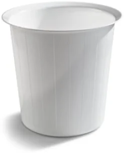 Papperskorg Vit, 22L, plast