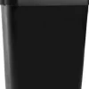 Papperskorg WC KATRIN 50L med lock Svart