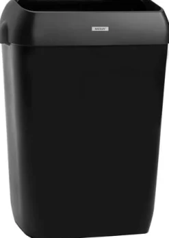 Papperskorg WC KATRIN 50L med lock Svart