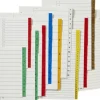 Pappregister BRIGHTOFF. 1-12 grön 10/fp