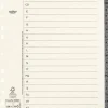 Pappregister Servo System A4+ A-Ö grå
