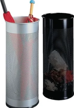 Paraplyställ stål Svart