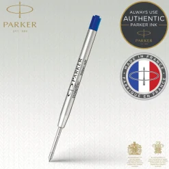 Parker ballpoint pen refill Quinkflow M blue blist