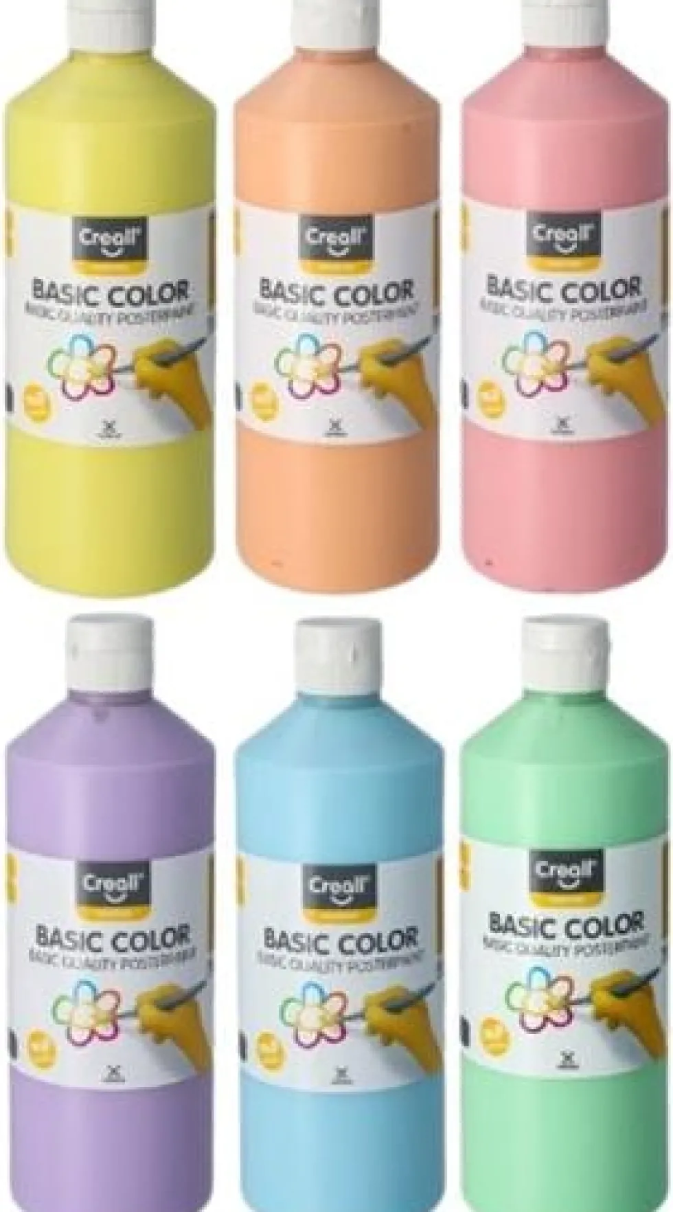Pastellfärg CREALL Pastell 6x500ml 6/fp