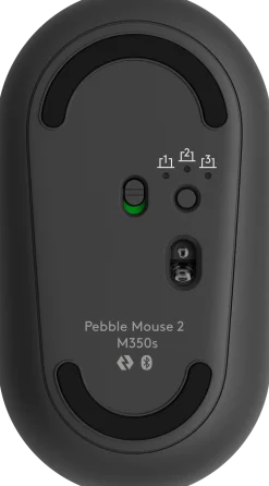 Pebble Mouse 2 M350s Wireless, Tonal Graphite