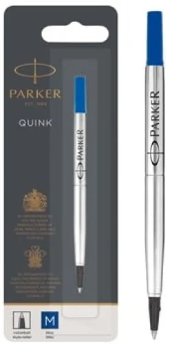 Pennpatron Bläck PARKER Quink Roller Ball Medium blå